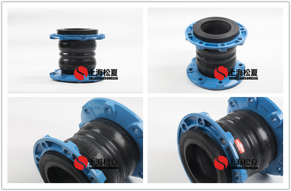 雙球型DN125水電站機(jī)組降溫循環(huán)泵橡膠軟接頭 雙球型DN125水電站機(jī)組降溫循環(huán)泵橡膠軟接頭